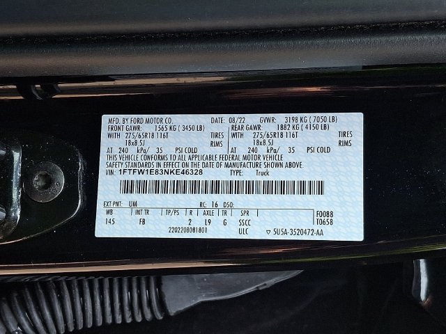 Used 2022 Ford F150 XLT w/ Equipment Group 302A High AWD/4WD image 30