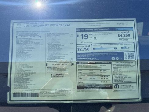 New 2025 RAM 1500 Laramie w/ Night Edition AWD/4WD image 15