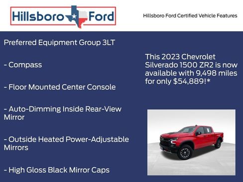 Used 2023 Chevrolet Silverado 1500 ZR2 w/ Technology Package image 17