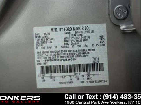 Used 2023 Ford Explorer Limited image 56