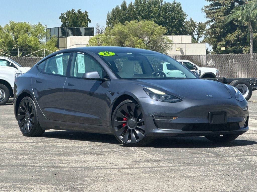 Used 2022 Tesla Model 3 Performance AWD/4WD image 1