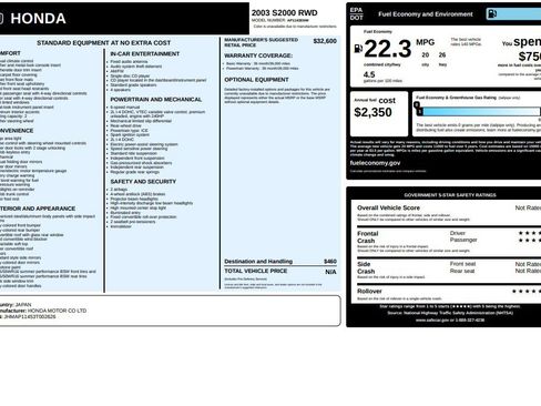 Used 2003 Honda S2000 image 16