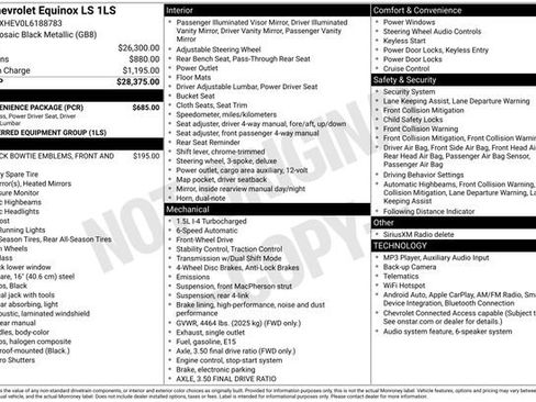 Used 2020 Chevrolet Equinox LS w/ LS Convenience Package FWD image 17