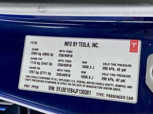 Used 2018 Tesla Model 3 Long Range image 57