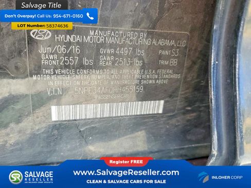 Used 2017 Hyundai Sonata Limited w/ Ultimate Package 04 FWD image 16
