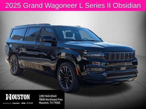 New 2025 Jeep Grand Wagoneer L Series II Obsidian w/ Quick Order Packagew 28T AWD/4WD image 1