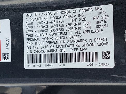 Used 2024 Honda CR-V EX image 12