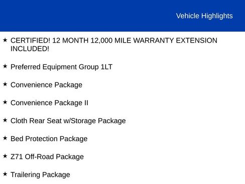 Certified 2021 Chevrolet Silverado 1500 LT w/ Z71 Off-Road Package AWD/4WD image 2