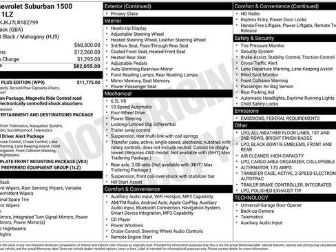 Used 2020 Chevrolet Suburban Premier w/ Premier Plus Edition image 38