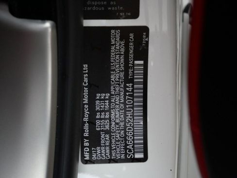 Certified 2017 Rolls-Royce Dawn image 32