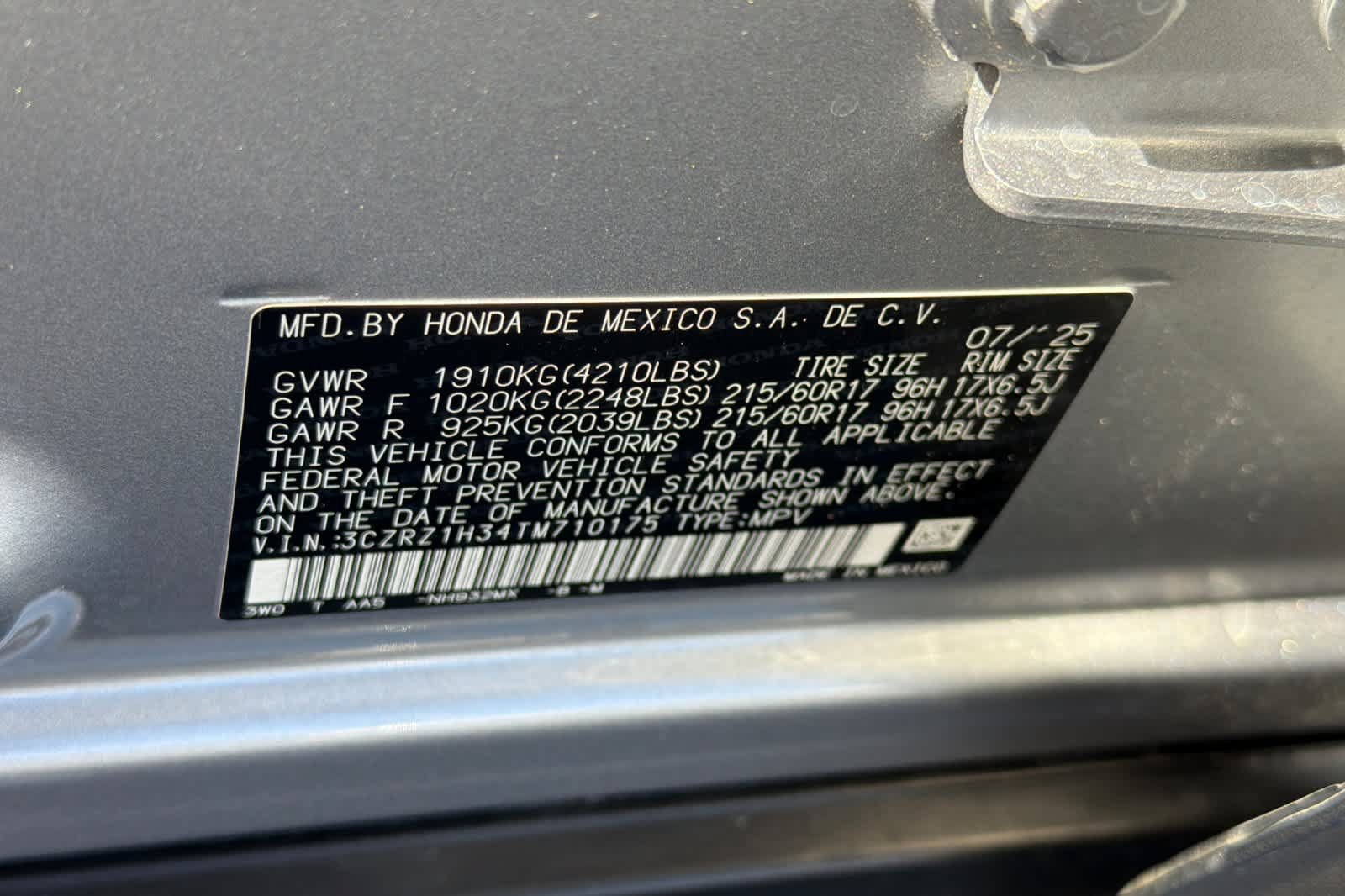 Used 2026 Honda HR-V LX image 32