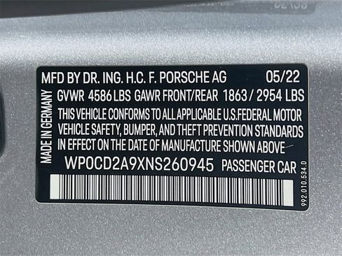 Certified 2022 Porsche 911 Turbo S image 33