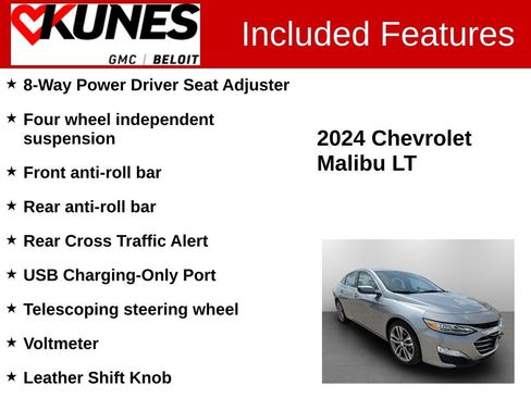 Used 2024 Chevrolet Malibu LT FWD image 3