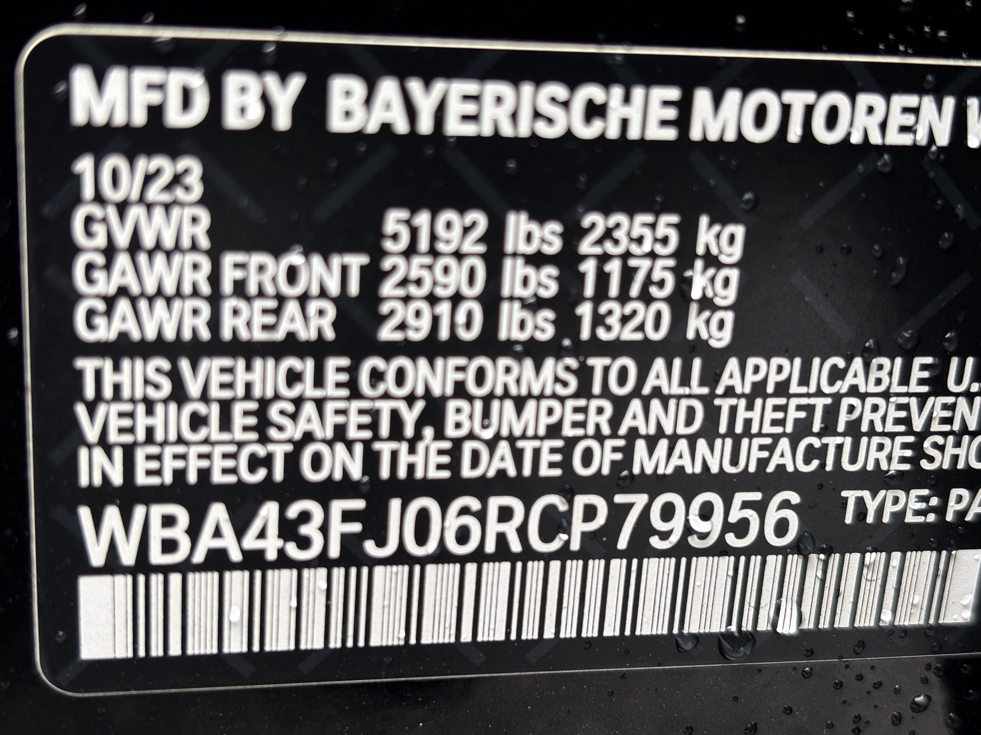 Used 2024 BMW 530i w/ M Sport Package RWD image 33