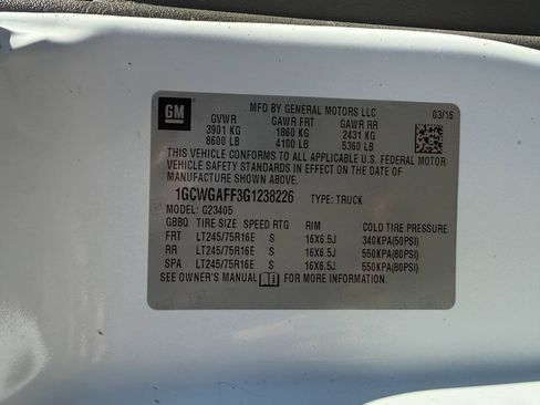 Used 2016 Chevrolet Express 2500 RWD image 44