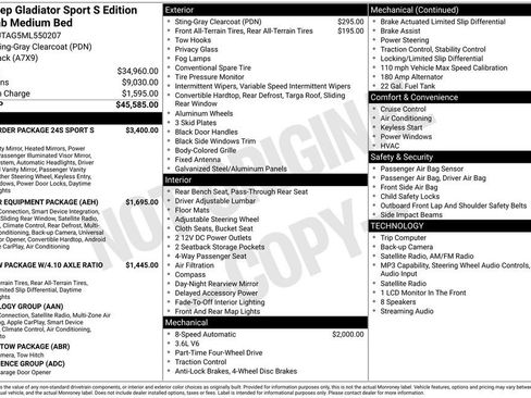 Used 2021 Jeep Gladiator Sport AWD/4WD image 11