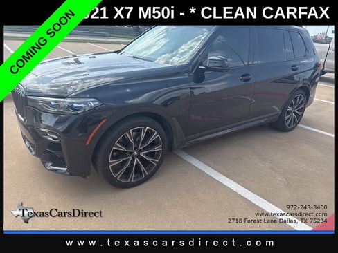 Used 2021 BMW X7 M50i w/ Dynamic Handling Package AWD/4WD image 1