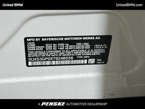 Used 2026 BMW X3 xDrive30i w/ Convenience Package AWD/4WD image 14