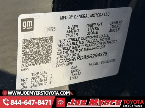 Used 2025 Chevrolet Tahoe LT image 33