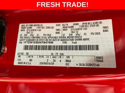 Used 2019 Ford F150 XLT w/ Equipment Group 302A Luxury AWD/4WD image 27