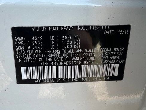 Used 2016 Subaru Legacy 2.5i Premium w/ Moonroof Package image 16