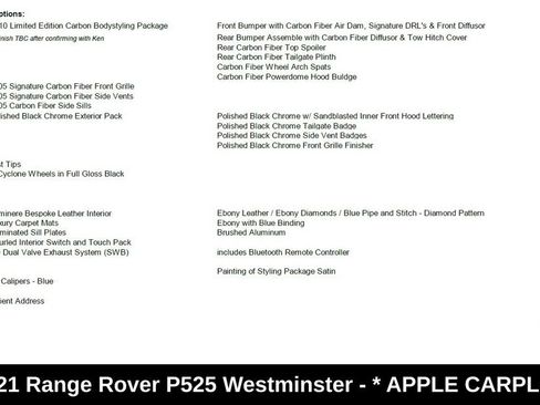 Used 2021 Land Rover Range Rover Westminster Edition AWD/4WD image 5
