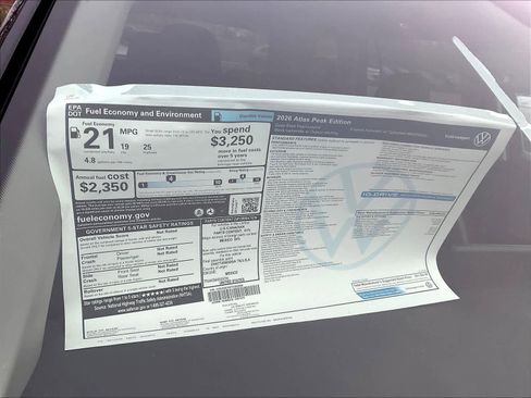 New 2026 Volkswagen Atlas Peak Edition image 18