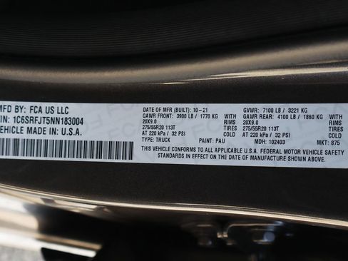 Used 2022 RAM 1500 Laramie w/ Sport Appearance Package AWD/4WD image 59