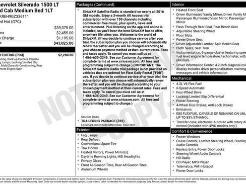 Certified 2016 Chevrolet Silverado 1500 LT w/ All Star Edition image 11