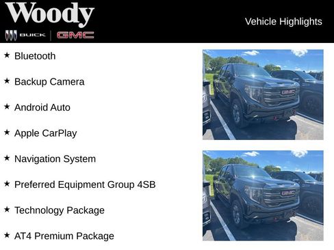 Used 2024 GMC Sierra 1500 AT4 w/ Technology Package AWD/4WD image 3