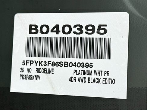 New 2025 Honda Ridgeline Black Edition image 27