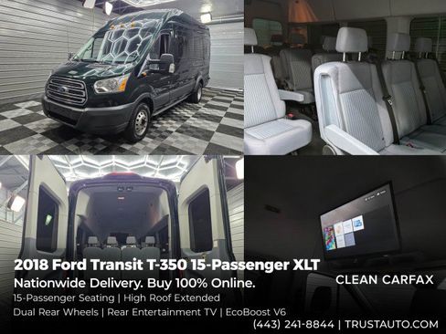 Used 2018 Ford Transit 350 XLT RWD image 1