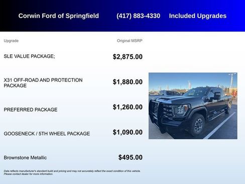 Used 2021 GMC Sierra 2500 SLE w/ SLE Value Package; image 5