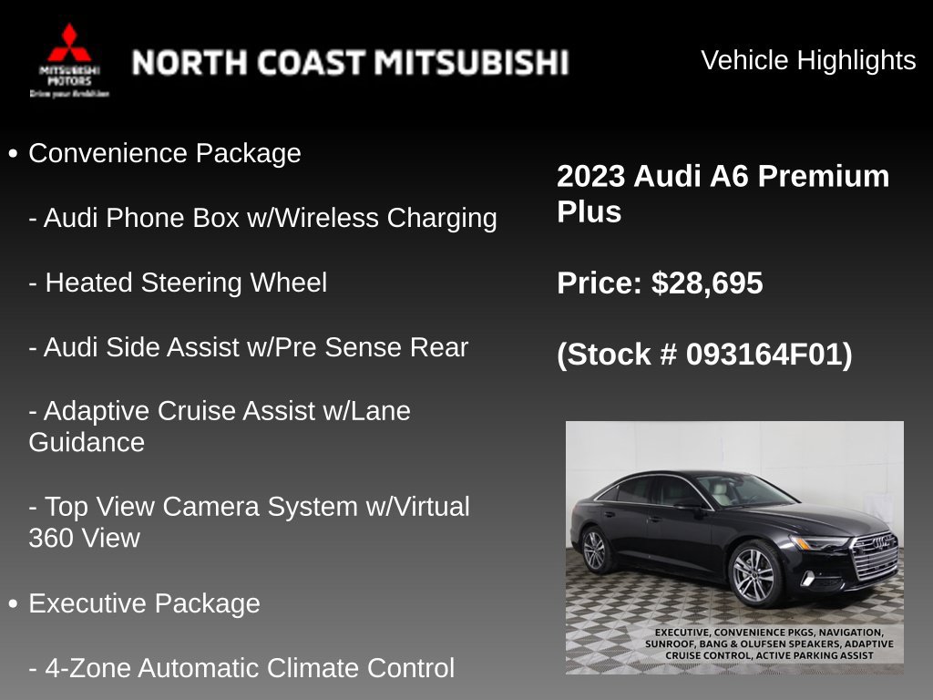 Used 2023 Audi A6 Premium Plus w/ Premium Plus Package AWD/4WD image 2