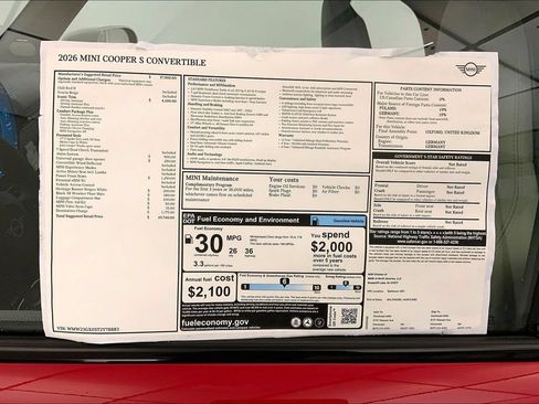 New 2026 MINI Cooper S FWD image 12