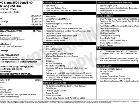 Used 2022 GMC Sierra 2500 Denali w/ Denali Ultimate Package AWD/4WD image 37