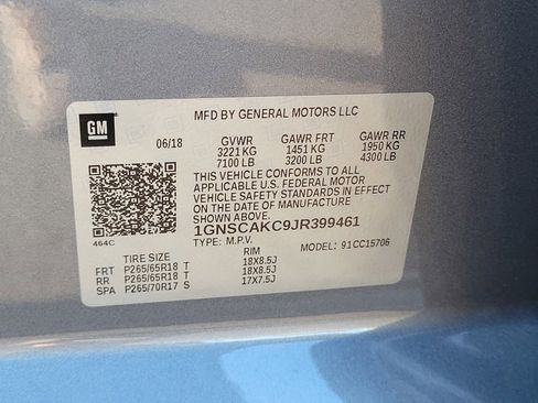 Used 2018 Chevrolet Tahoe LS w/ Max Trailering Package RWD image 32