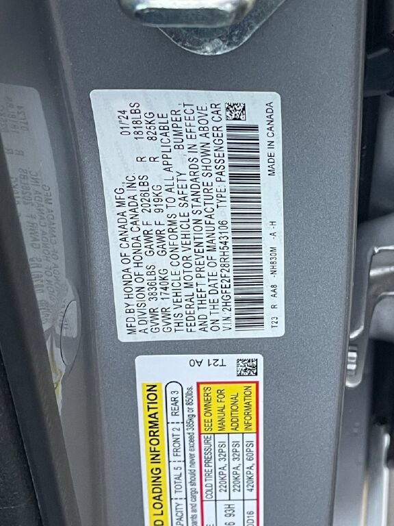 Used 2024 Honda Civic LX image 35