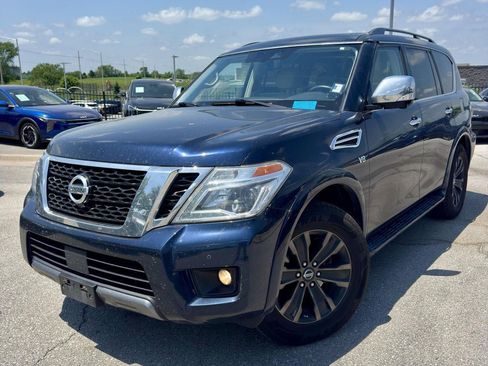 Used 2019 Nissan Armada Platinum w/ Captain's Chairs Package AWD/4WD image 1