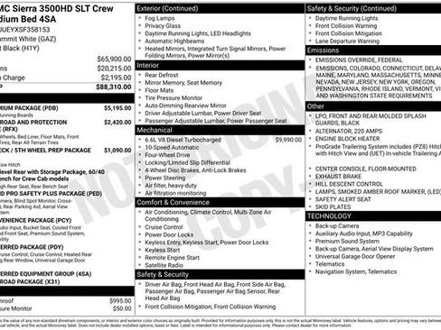 New 2025 GMC Sierra 3500 SLT w/ SLT Premium Package image 3