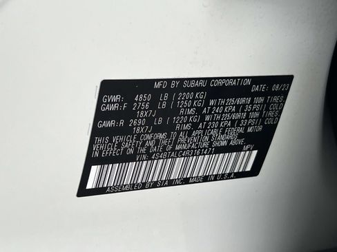 Certified 2024 Subaru Outback Onyx Edition image 35