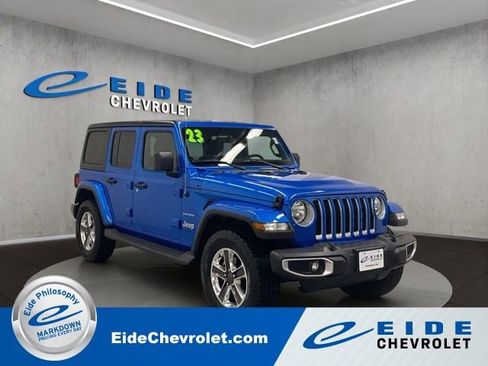 Used 2023 Jeep Wrangler Sahara image 1