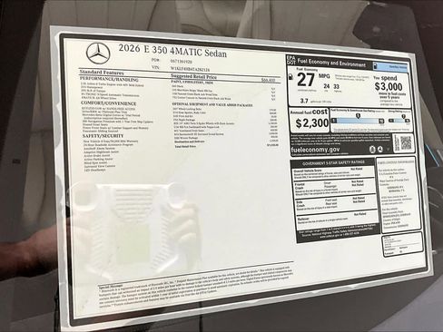 New 2026 Mercedes-Benz E 350 4MATIC Sedan image 19