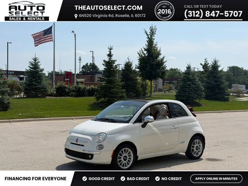 Used 2015 FIAT 500 Lounge w/ Luxury Leather Package FWD image 1