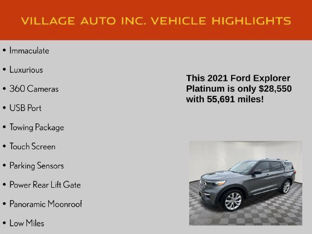 Used 2021 Ford Explorer Platinum w/ Equipment Group 601A AWD/4WD image 7
