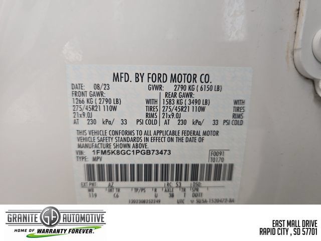 Used 2023 Ford Explorer ST w/ Equipment Group 401A AWD/4WD image 31