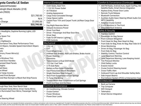 Used 2023 Toyota Corolla LE image 3