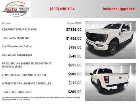 Used 2023 Ford F150 Tremor w/ Equipment Group 402A High AWD/4WD image 4