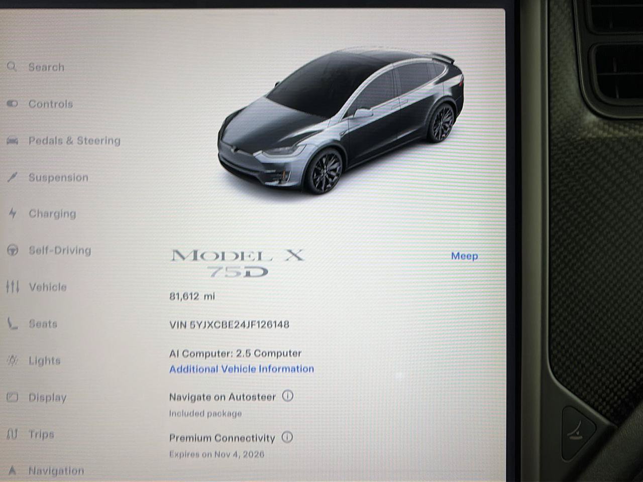 Used 2018 Tesla Model X 75D AWD/4WD image 21