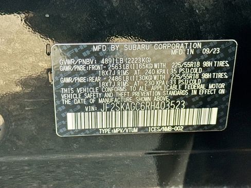 Certified 2024 Subaru Forester Sport image 44